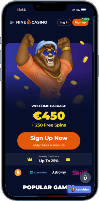 Nine Casino Download Mobiele App
